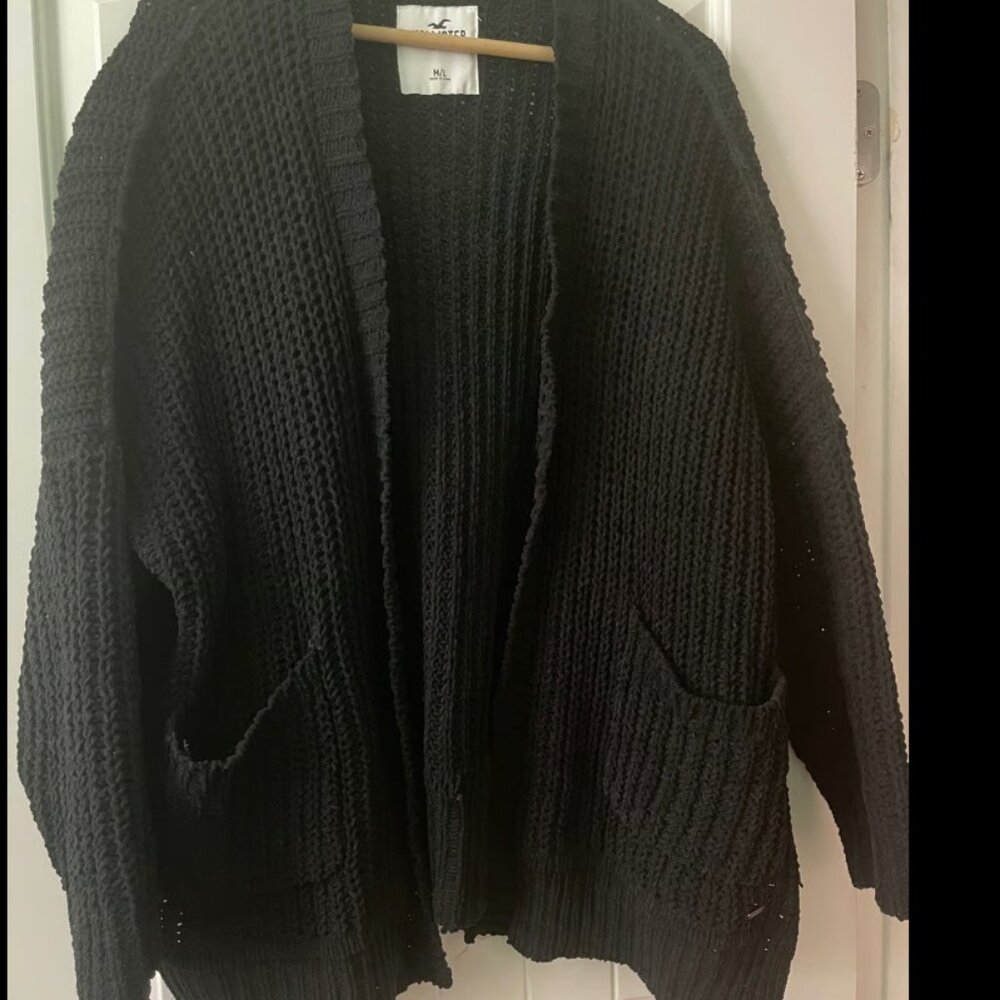 Hollister Oversized Knit Cardigan Sweater, Size M/L